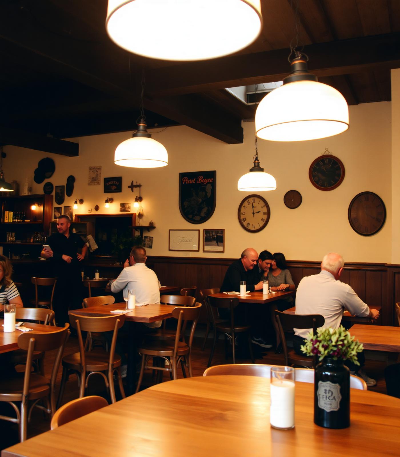 Sfeer in het café